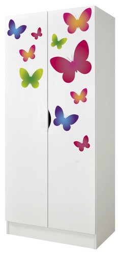 Zweitüriger kleiderschrank - kleiderschrank,