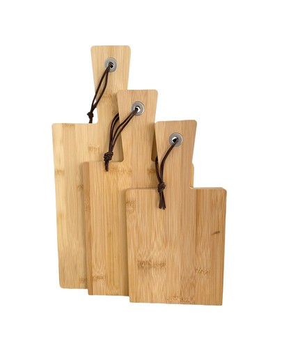 Bambus schneide brett 3er set - bambus,