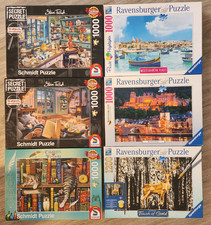 Konvolut 6 x  ** Puzzle 1000 /