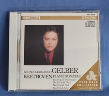 Beethoven "Piano Sonatas" B.-L. Gelber, CD 24K Gold, Denon PG-6009, Limited Edit