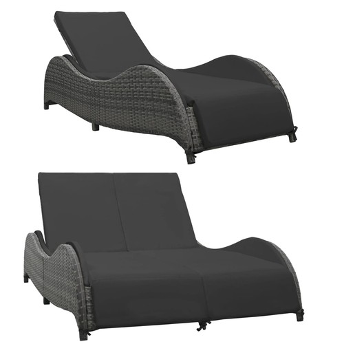 Sonnenliege poly rattan - poly,