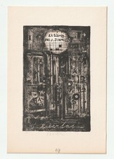 PRAVOSLAV SOVAK: Exlibris für J. Schmied