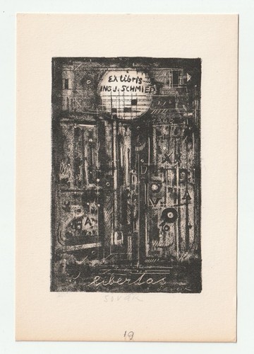 Pravoslav sovak exlibris für - sovak:,
