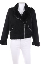 ZARA TRF Jacket Faux Shearling S black #1383