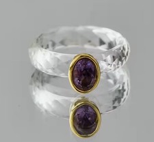 amethyst ring,natürliche