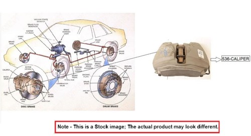 Left rear caliper oem - caliper,