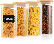 4Er Set Vorratsgläser Mit