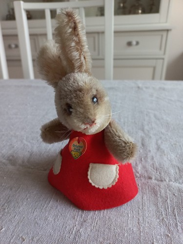 Steiff betthupferl hase rot - steiff,