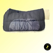 Lammfell Westernpad schwarz