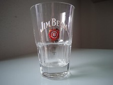 Jim Beam Whiskey Tumbler, Whiskeyglas, Glas, Bar, 2+4 cl, weiß