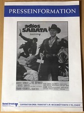 ADIOS SABATA Italo Western Yul