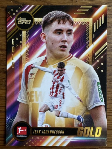 Isak johannesson topps gold - johannesson,