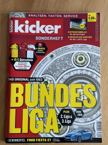 Kicker sonderheft bundesliga - sonderheft,