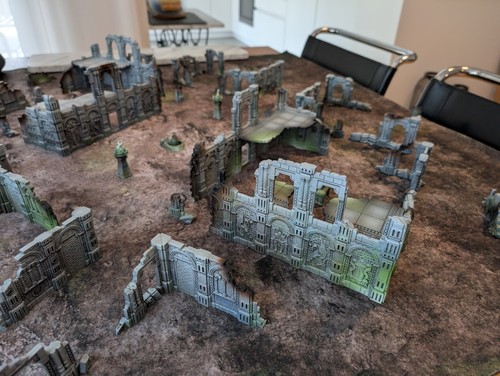 Azuryte ruins painted with - with, osl