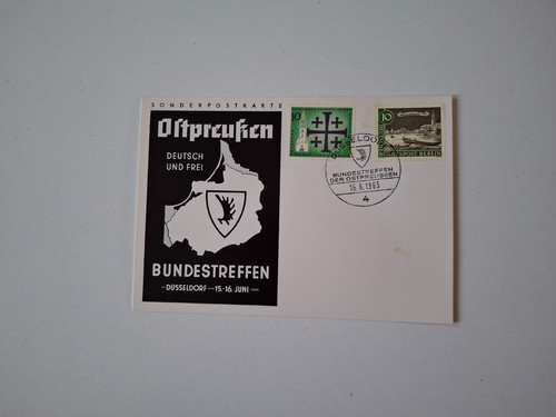 Sonderpostkarte ostpreußen - sonderpostkarte,