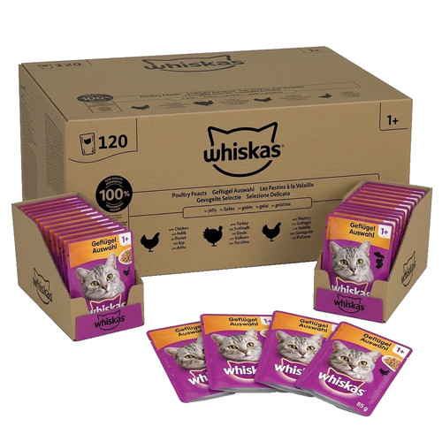 Whiskas katzenfutter 120er - whiskas,