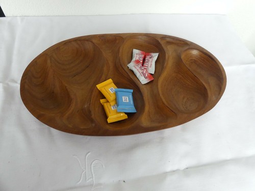 Servierschale schale teak holz - schale,