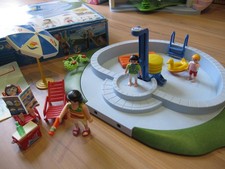 Playmobil Set 3205 Swimming Pool in OVP Schwimmbad Duschpumpe