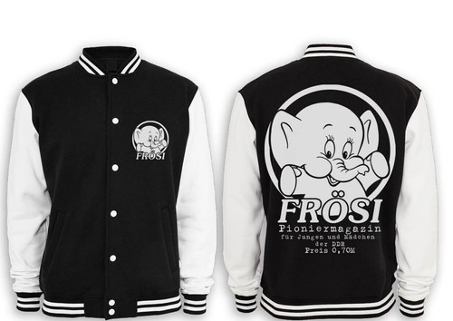 Frösi collegejacke ostalgie - collegejacke,
