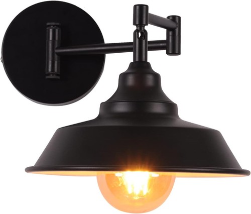 Wandleuchte mit schwenkarm e27 - schwenkarm,