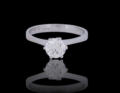 Solitär brillant ring 585 - solitär,