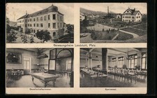 AK Landstuhl /Pfalz, Genesungsheim, Innenansicht Gesellschaftszimmer u. Speises 