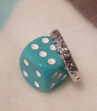 Pierre Lang Ring rhodiniert mit vielen bunten Zirkonia Gr.10