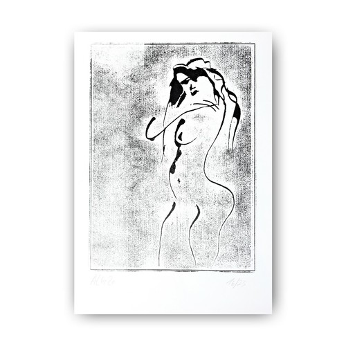 Holzschnitt druckgrafik kunst - holzschnitt,