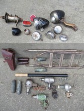 Oldtimer / Miele Fahrradklingel / Bosch Scheinwerfer / Dynamo / Fahrradtasche