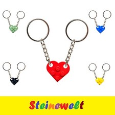 Lego Herz Schlüsselanhänger● Wunschfarbe Auswählen ● Neu