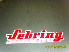 Aufkleber / Sticker + Sebring + Echappement + Sportauspuff + Österreich
