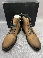 Neu Thursday Boot Company Herren Captain Schnürstiefel Terrakotta Größe 8,5