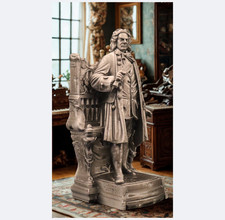 Johann Sebastian Bach Bust -