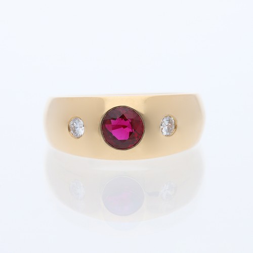 Gypsy ring brillanten rubin - gypsy,