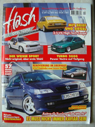 Flash opel kadett c - flash, 80+opel