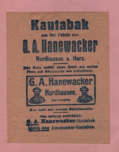 Nordhausen einwickelpapier - nordhausen,,