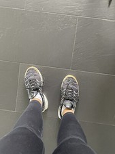 Getragene Nike Schuhe