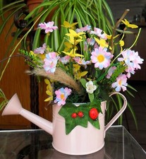 Gesteck Forsythie Gräser