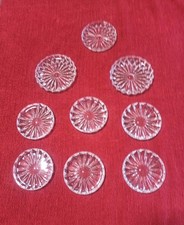 9er Set Bleikristall-Untersetzer,für Gläser und.Flaschen