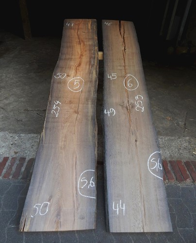 Mooreiche 253x49x6 tisch - 253x49x6,