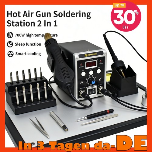 2in1 löten set 600w - 600w, digitale