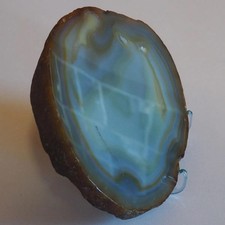 Große polierte Achat Scheibe