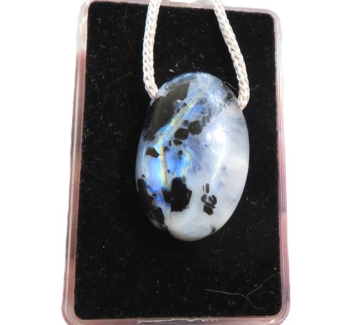 Mondstein turmalin cabochon - turmalin,