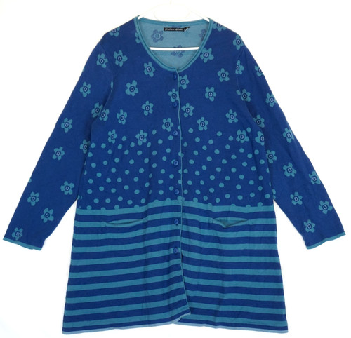 Gudrun sjoden strickjacke blau - sjoden,