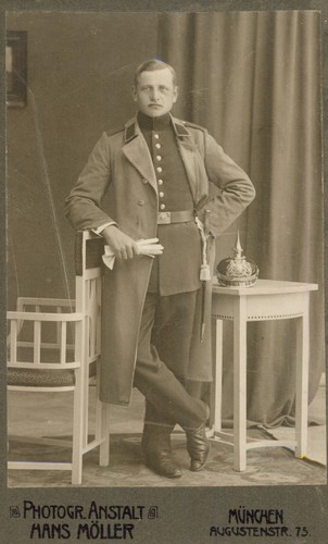Wk1 foto cdv portrait soldat - cdv,
