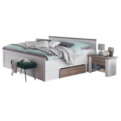 Bett pinie weiß mit - pinie,