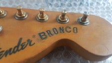 1974 fender bronco neck - neck, usa