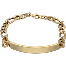 Panzerarmband 585 14k - panzerarmband, echt