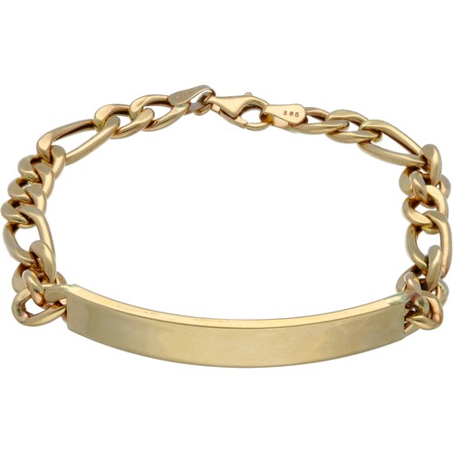 Panzerarmband 585 14k echt - panzerarmband,