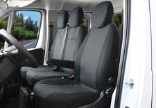 Sitzbezüge für Ducato, Jumpy, Boxer Kunstleder, Stoff - Doppelkabine passgenau